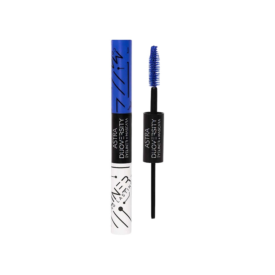 Тушь цветная для ресниц и подводка Duoversity Eyeliner+Mascara