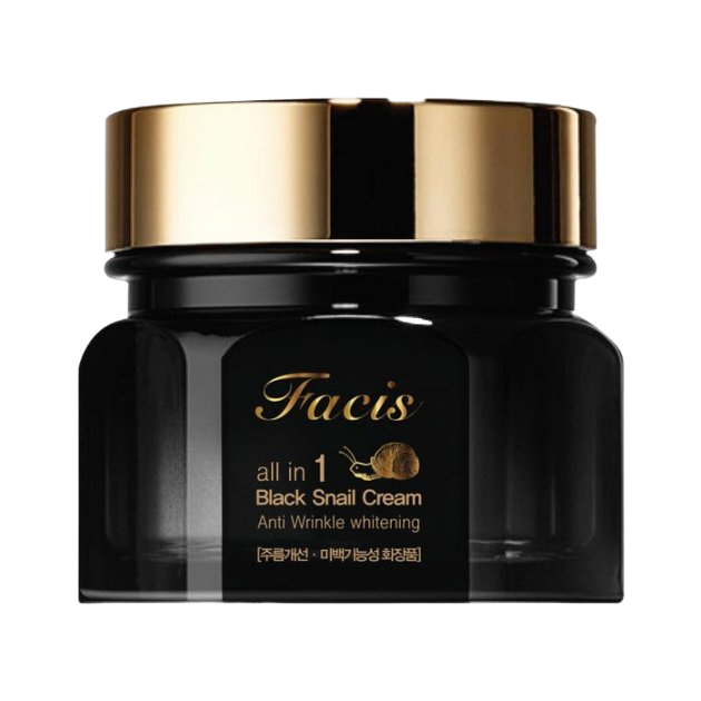 Крем для лица с муцином улитки Facis All-In-One Black Snail Cream