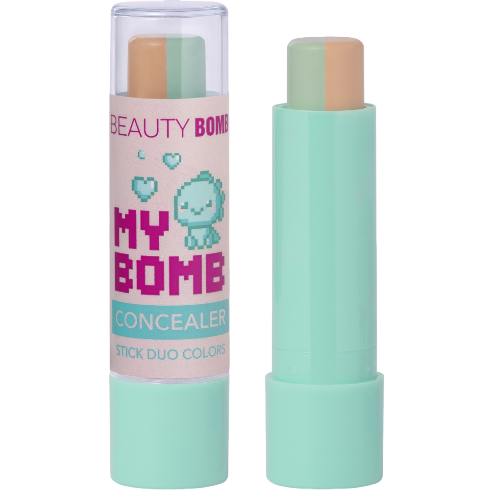 Консилер стик двухцветный Bomb concealer