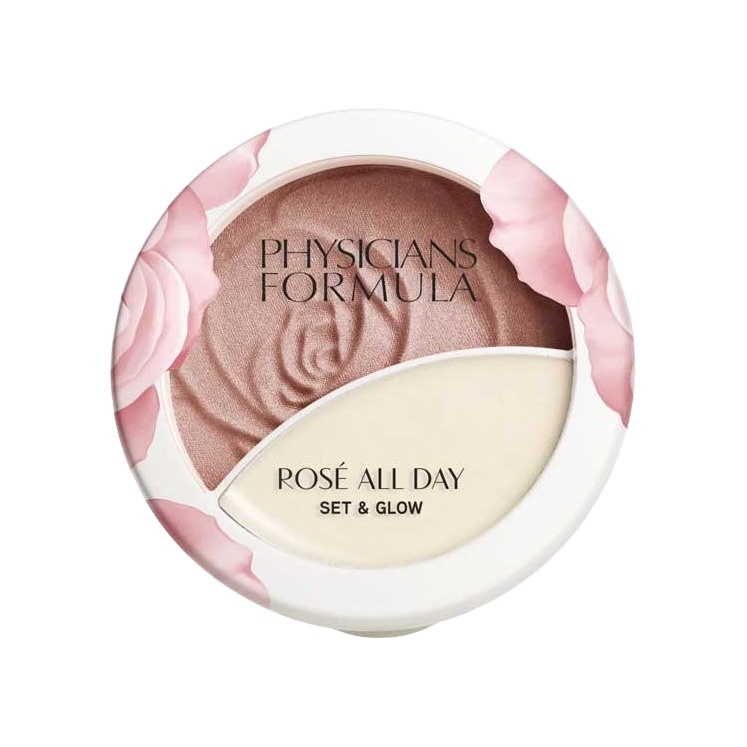 Хайлайтер 2в1 Rose All Day Set&Glow