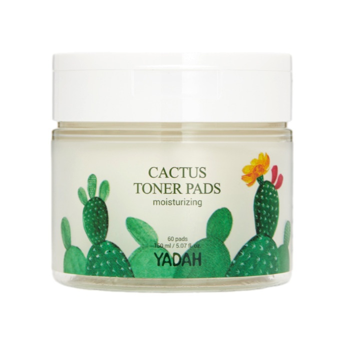 Диски для лица увлажняющие Cactus Toner Pads