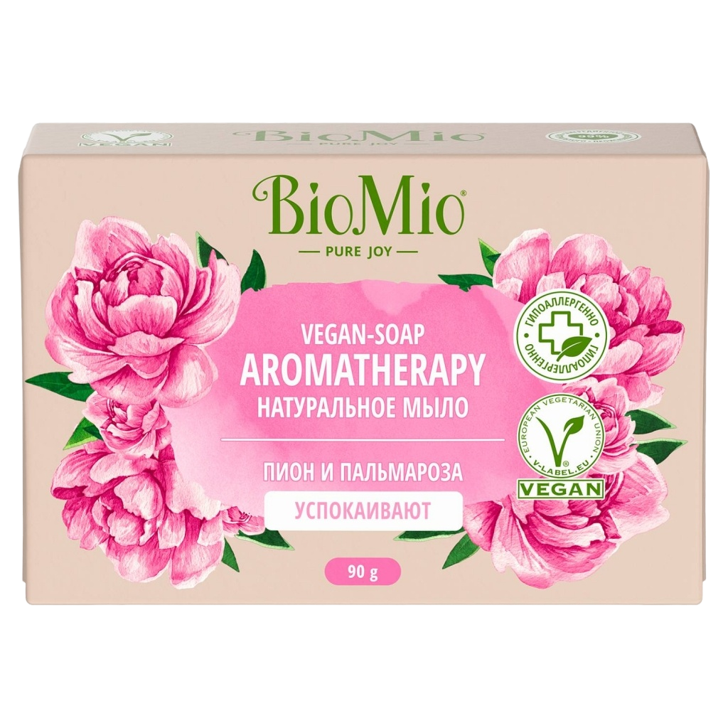 Мыло Пион и Пальмароза Aromatherapy