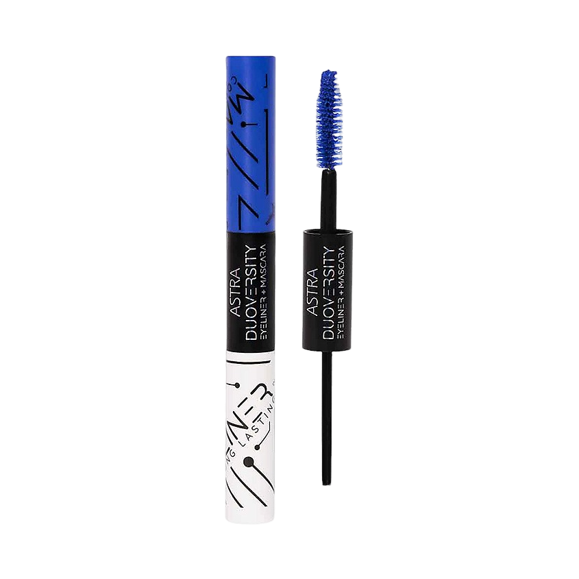 Тушь цветная для ресниц и подводка Duoversity Eyeliner+Mascara