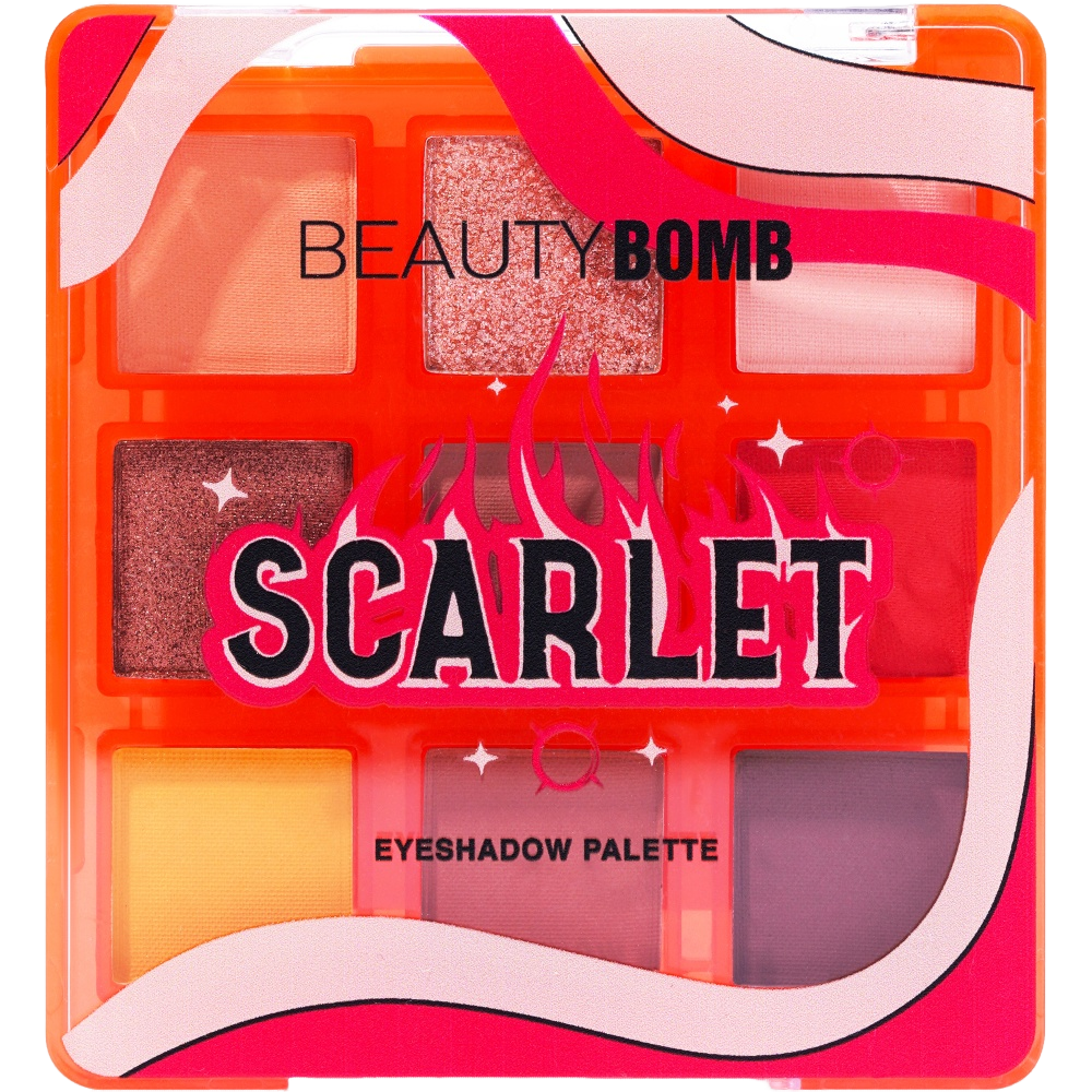 Палетка теней для век Scarlet