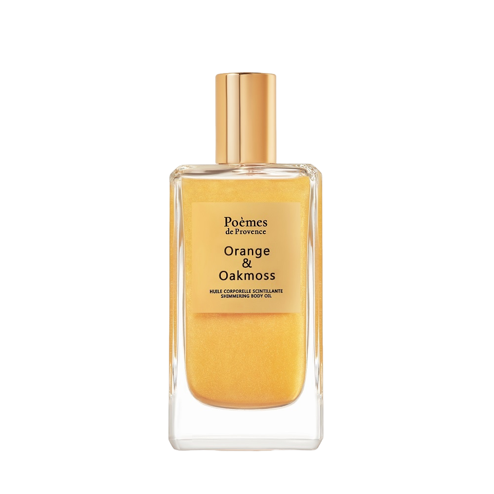 Масло мерцающее Shimmering body oil Orange & Oakmoss