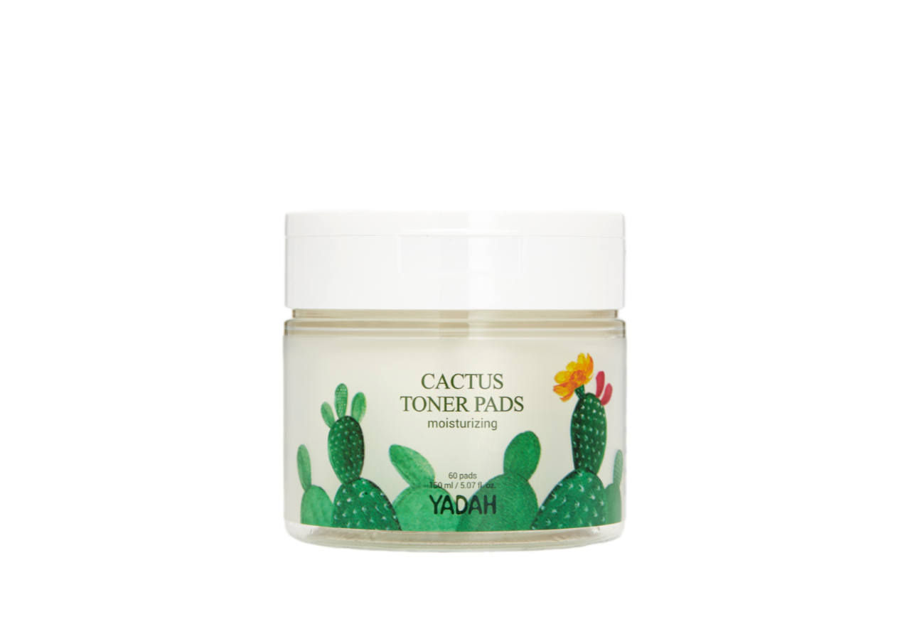 Диски для лица увлажняющие Cactus Toner Pads