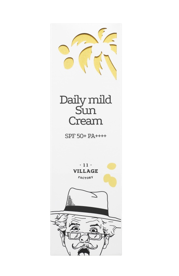 Крем солнцезащитный Daily mild Sun Cream SPF50+ PA++++