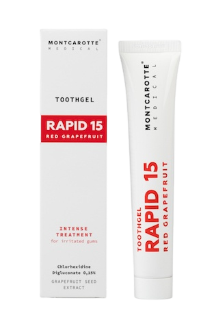 Паста-гель зубная антибактериальная RAPID 15 Red Grapefruit