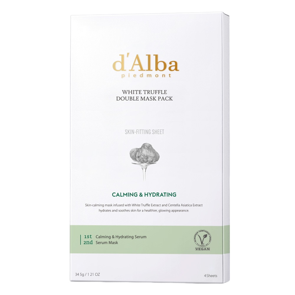 Маска для лица успокаивающая White Truffle Double Mask Pack