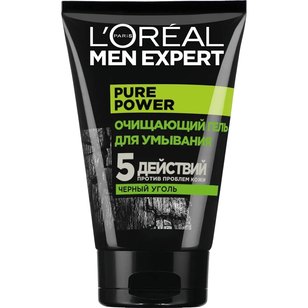 Гель для умывания Черный уголь Men Expert