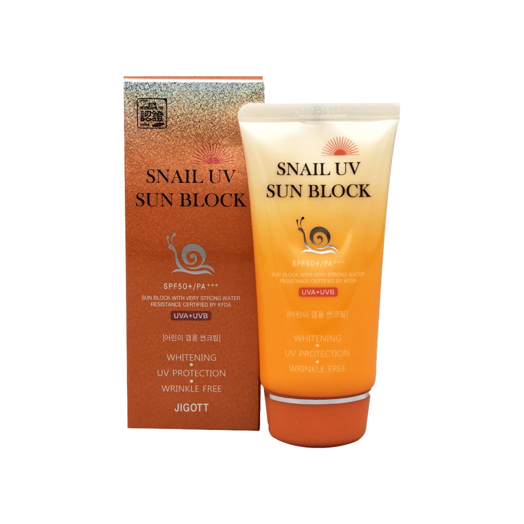 Крем солнцезащитный с улиточным муцином Snail Uv Sun Block Cream SPF50+/PA+++