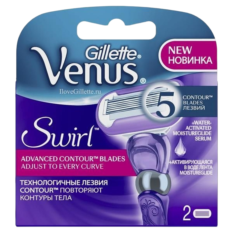 Кассеты для бритья сменные Venus Swirl 