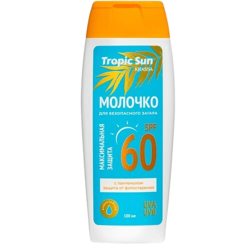 Молочко для безопасного загара SPF60 Tropic Sun 