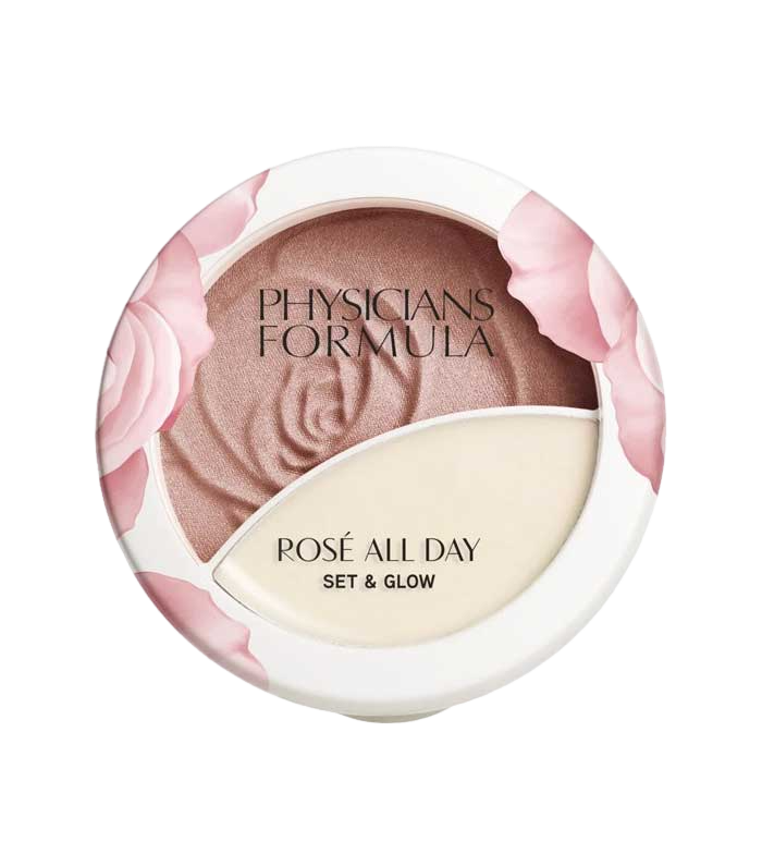 Хайлайтер 2в1 Rose All Day Set&Glow