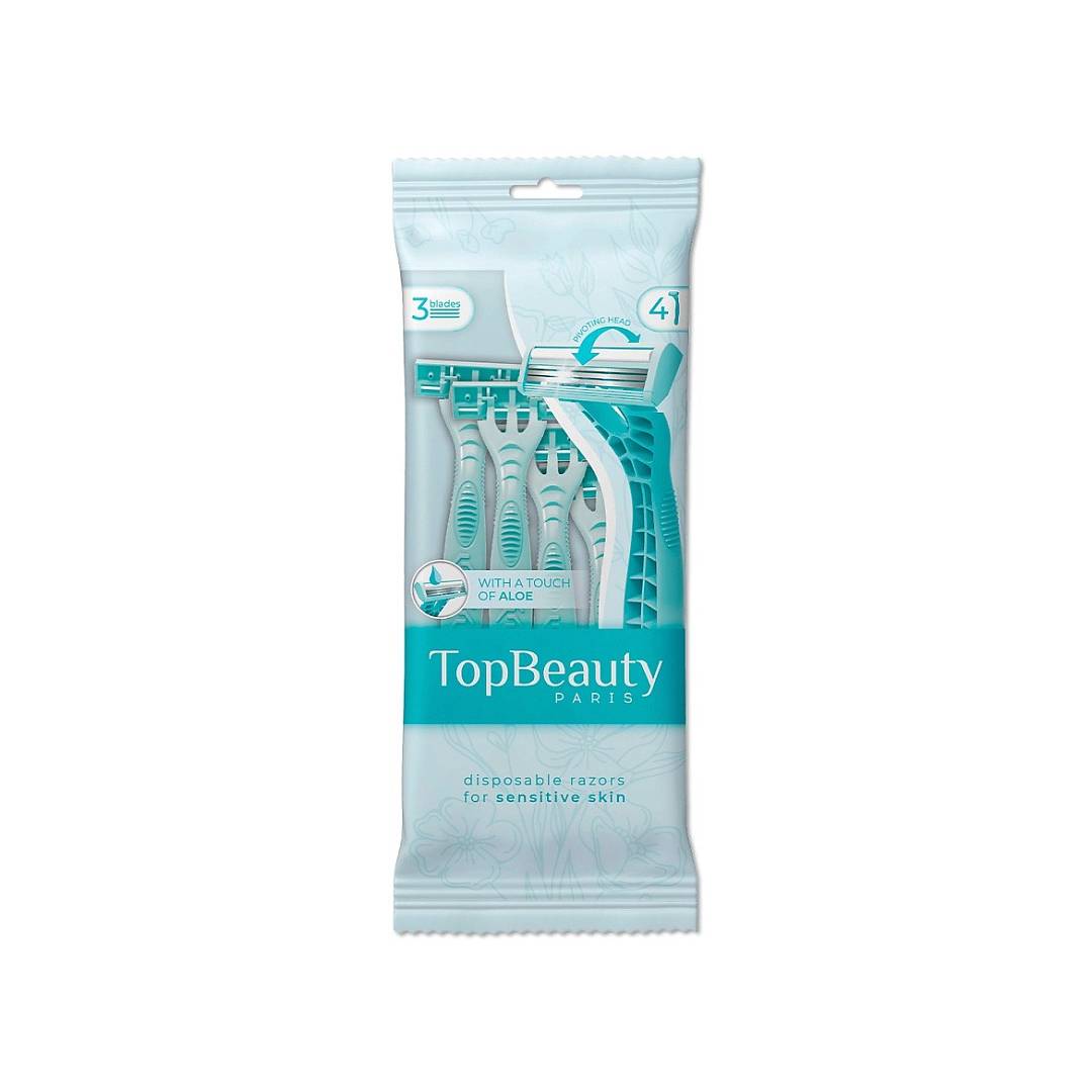 Бритвы женские одноразовые TopBeauty-3