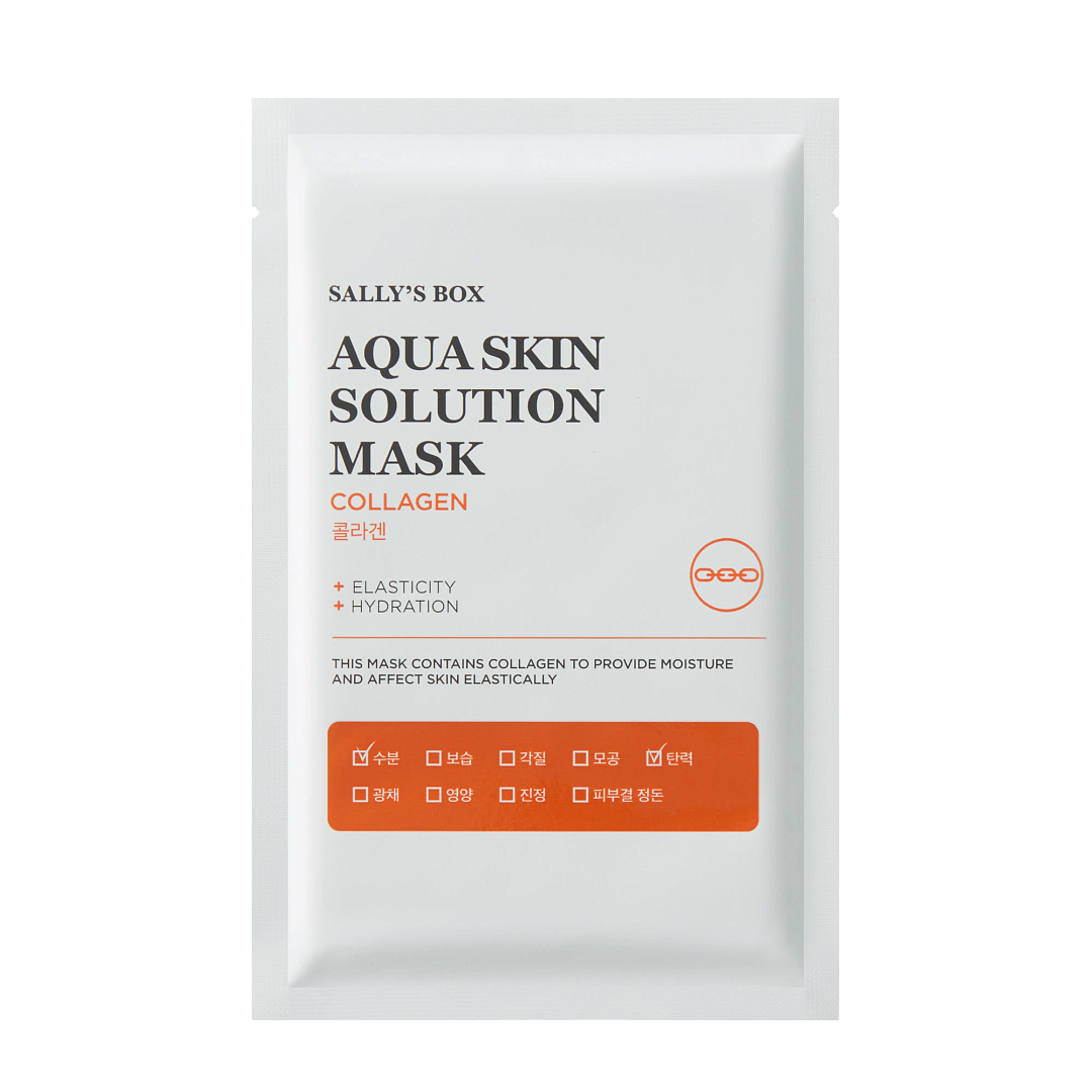 Маска тканевая для эластичности с коллагеном Aqua Skin Solution