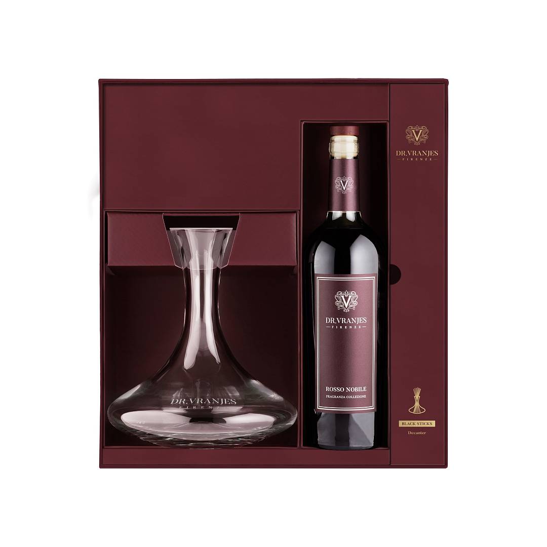 Подарочный набор с декантером Rosso Nobile 