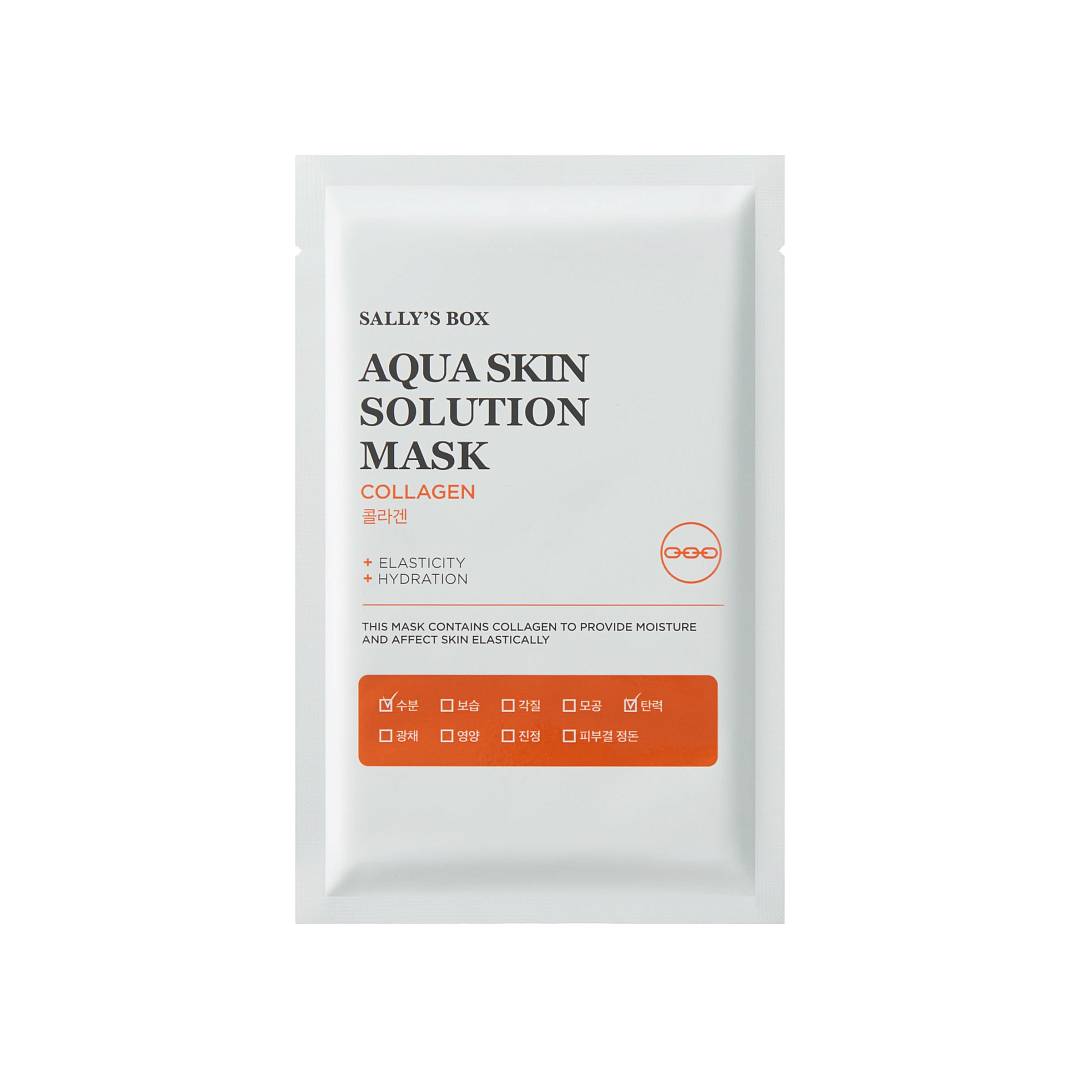 Маска тканевая для эластичности с коллагеном Aqua Skin Solution