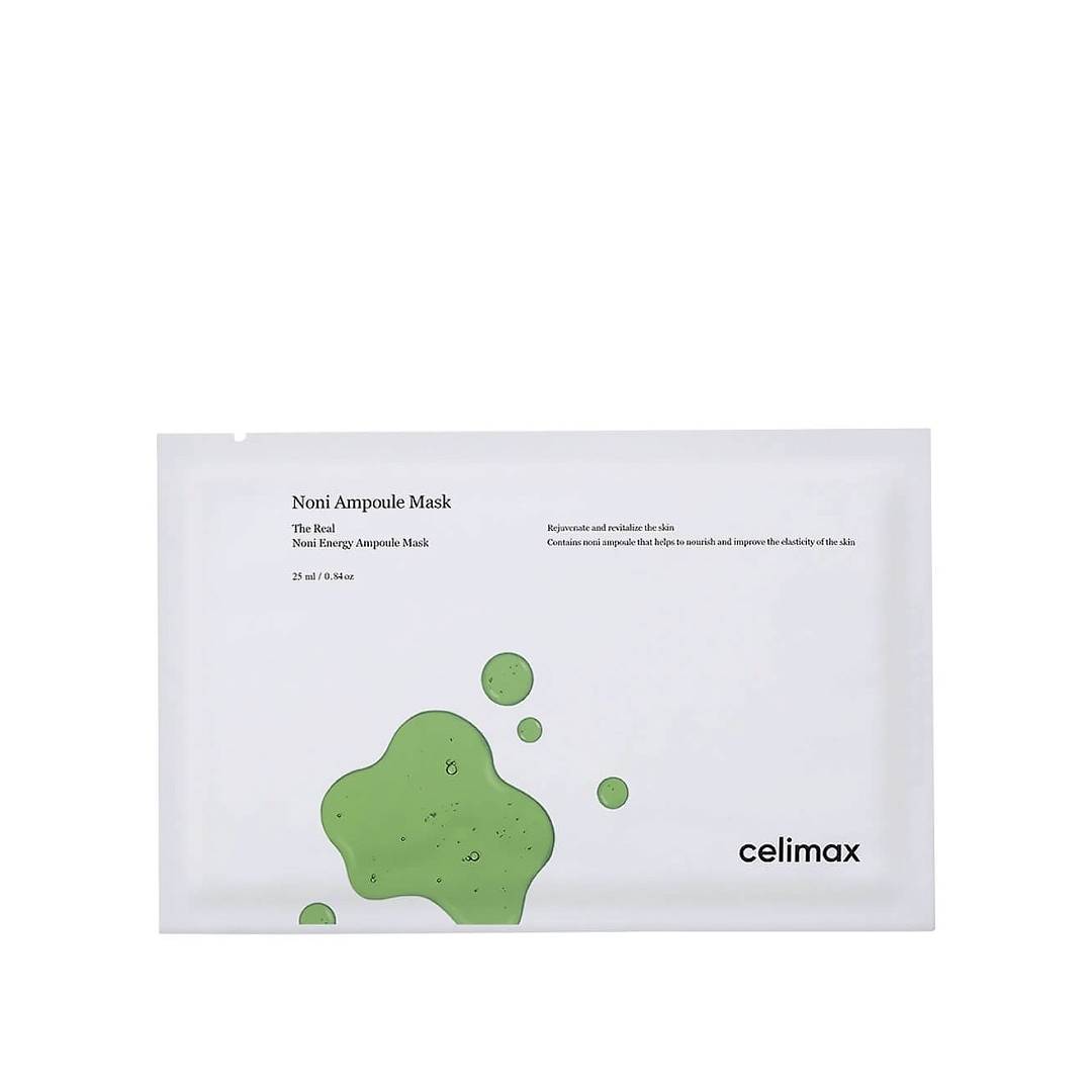 Маска тканевая с экстрактом нони и гиалуроновой кислотой The Real Noni Energy Ampoule Mask