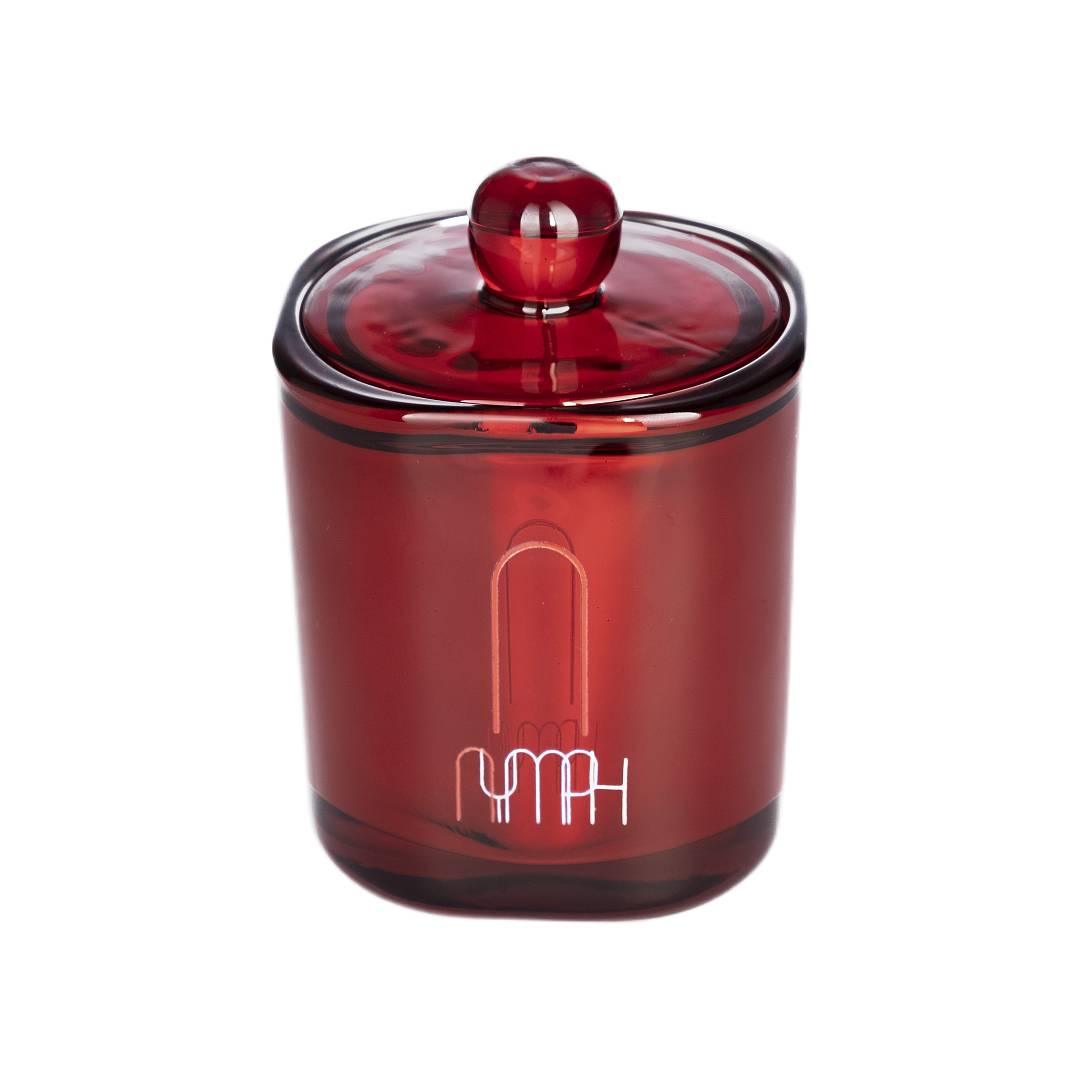 Свеча N красная