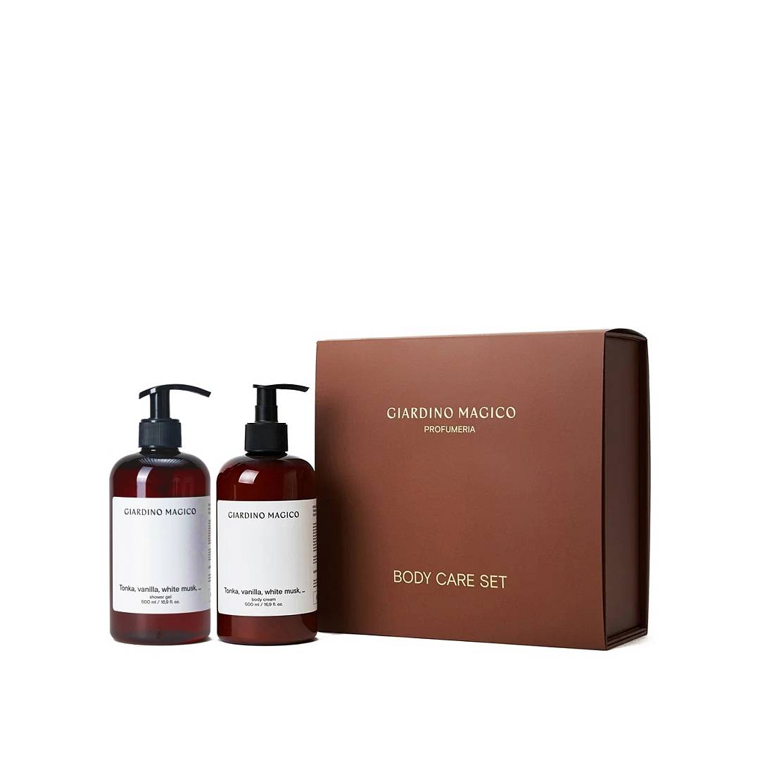 Набор Body Care Set Tonka, vanilla, white musk 