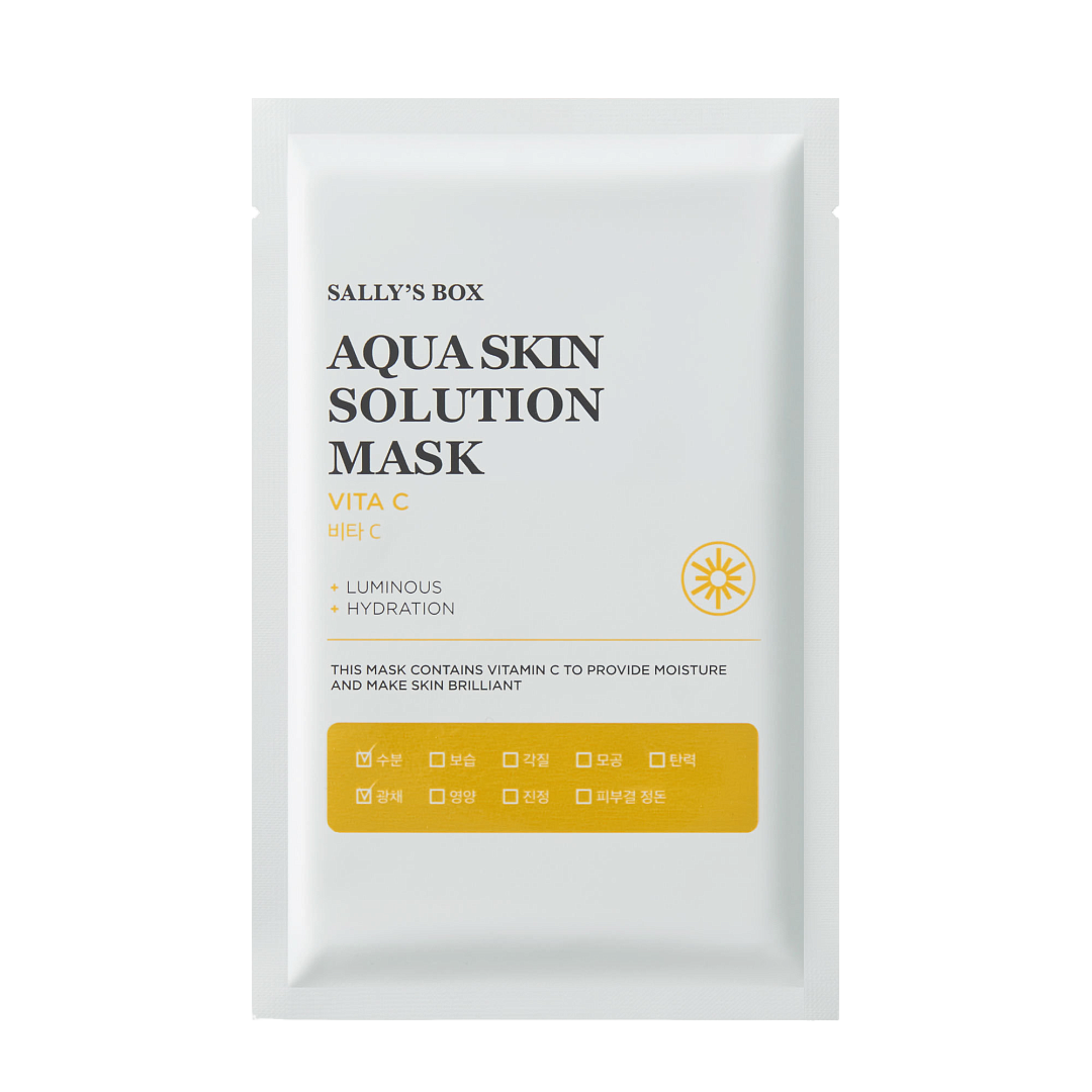 Маска тканевая для сияния с витамином С Aqua Skin Solution