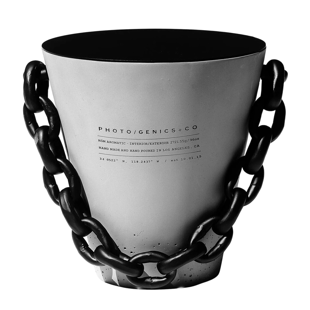 Свеча парфюмированная Hyssop интерьерная большая XL Concrete Bucket Candle 