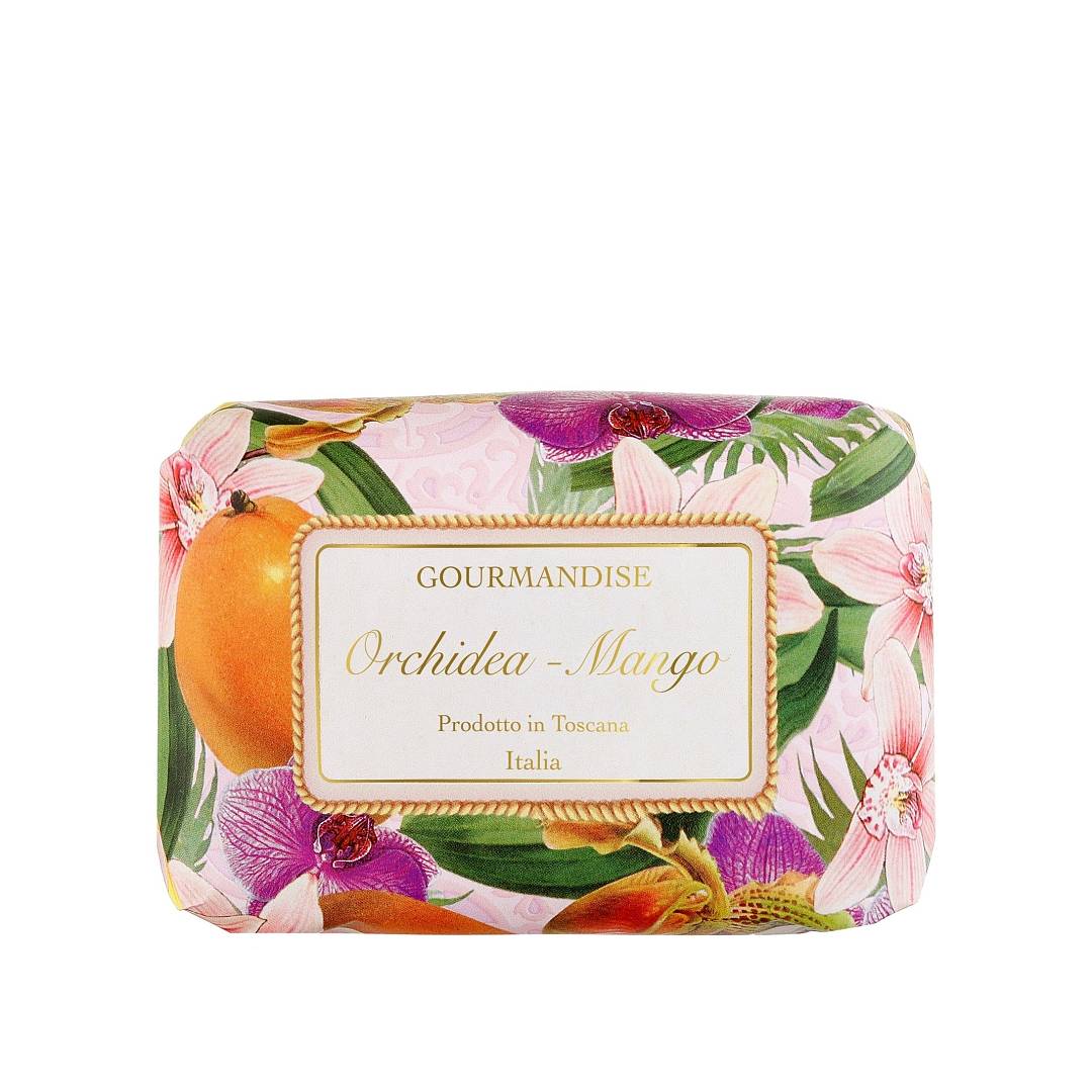 Мыло натуральное парфюмированное Орхидея и Манго