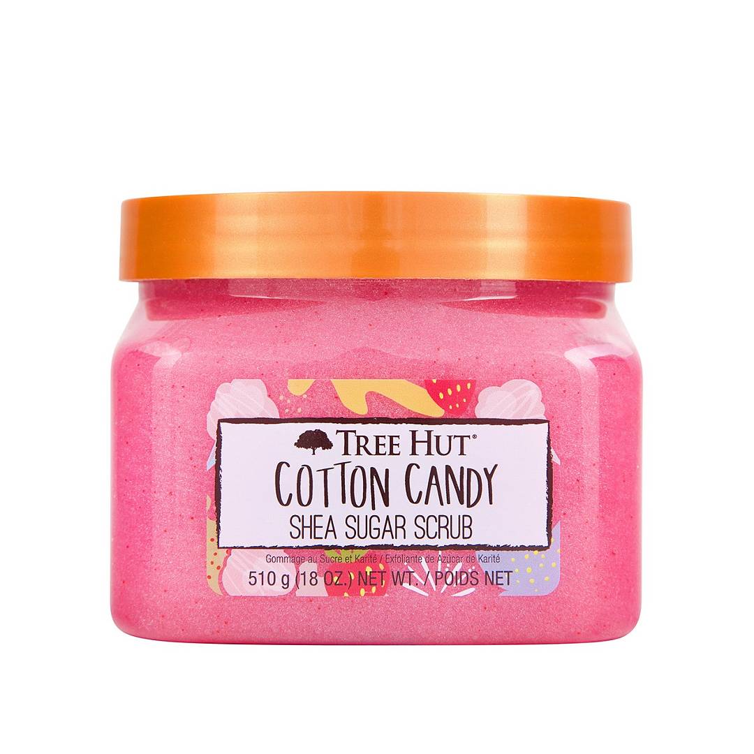 Сахарный скраб для тела с шиммером c ароматом сладкой ваты Cotton Candy