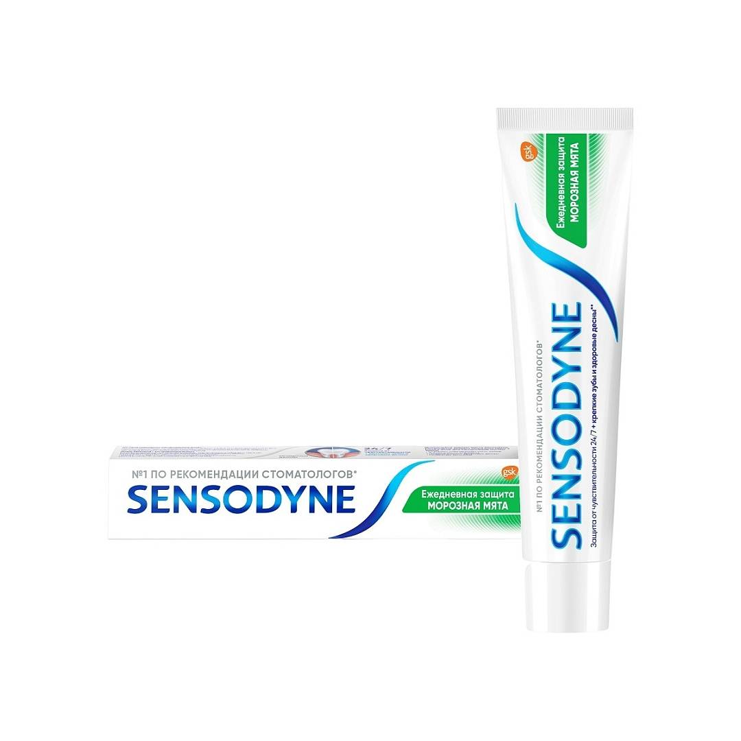Зубная паста Ежедневная защита Морозная мята
