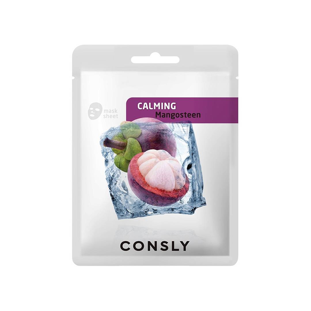 Маска тканевая успокаивающая с экстрактом мангостина