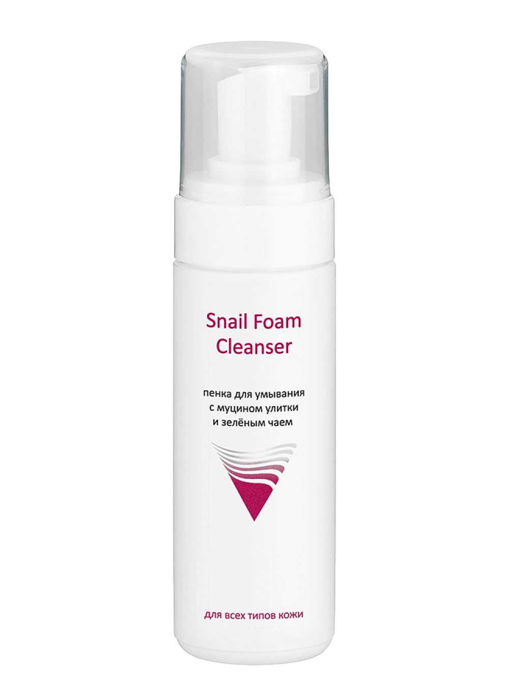 Пенка для умывания с муцином улитки и зеленым чаем Snail foam cleanser