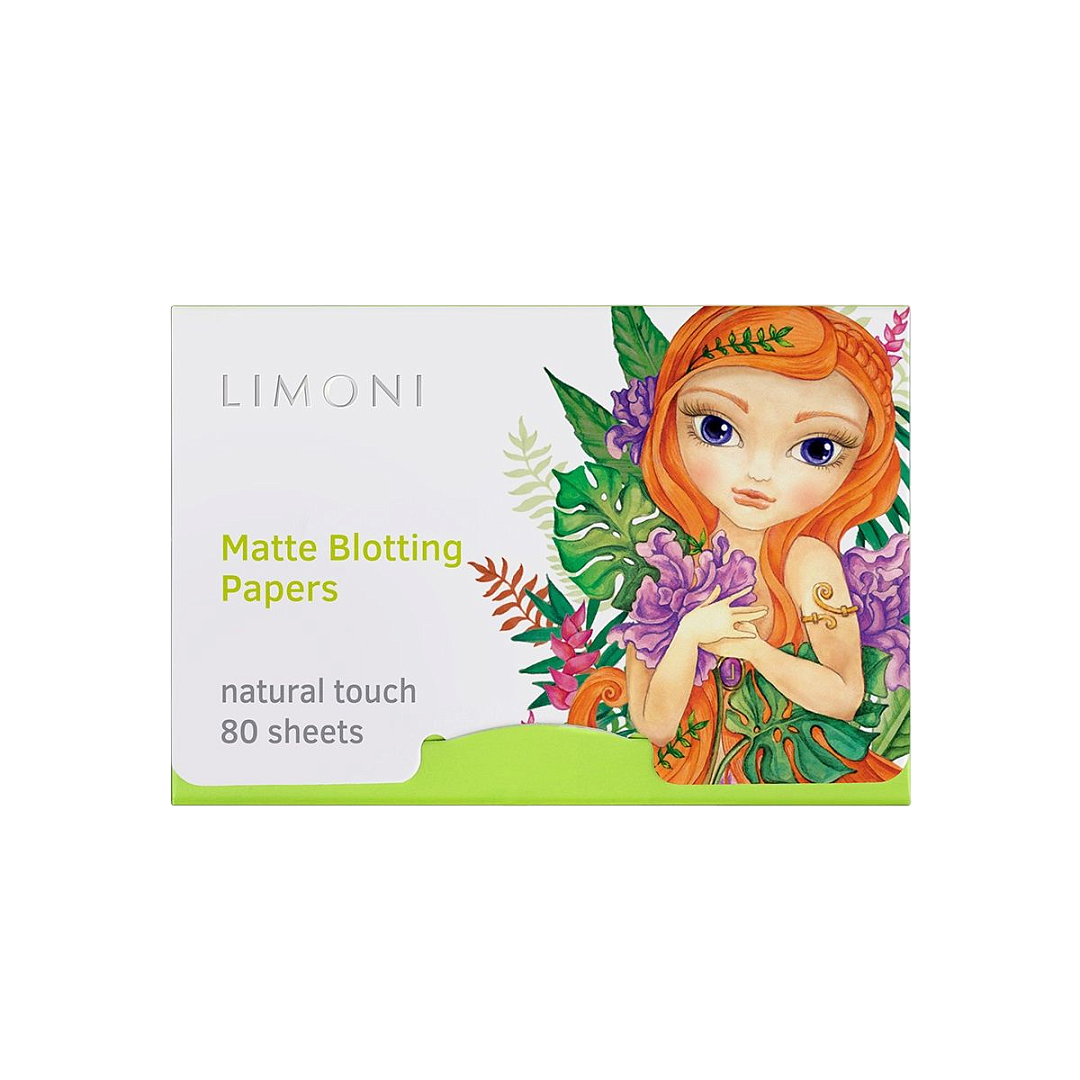 Салфетки для лица матирующие green Matte Blotting Papers 