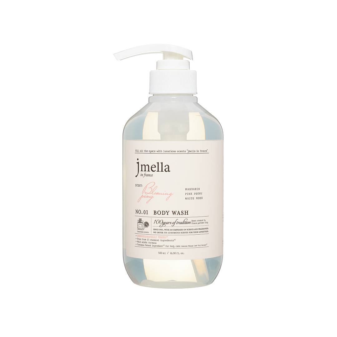 Гель для душа "Мандарин, розовый пион, белый мускус"