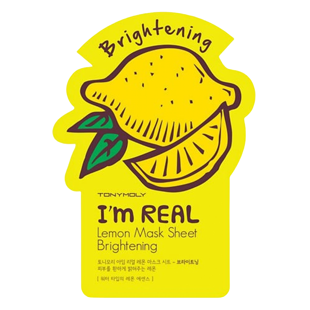 Маска для лица тканевая с экстрактом лимона I'm Real Lemon