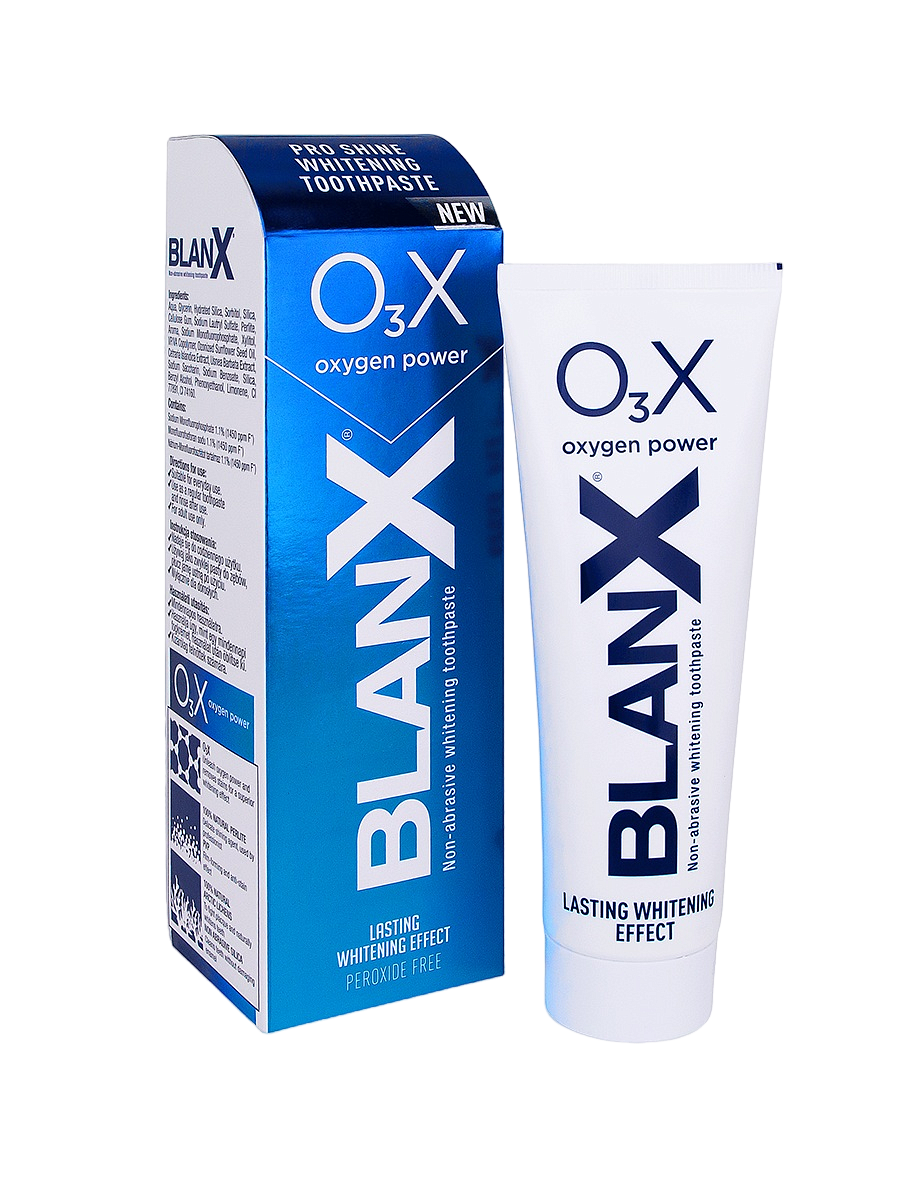 Зубная паста отбеливающая O3X 25 Professional Toothpaste 