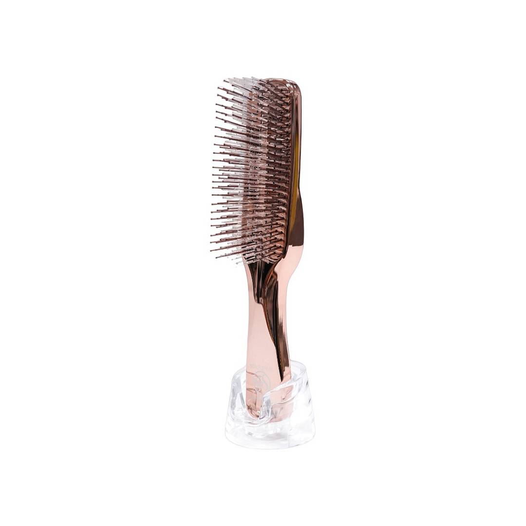 Расческа для волос массажная Scalp Brush + Long Розовое Золото